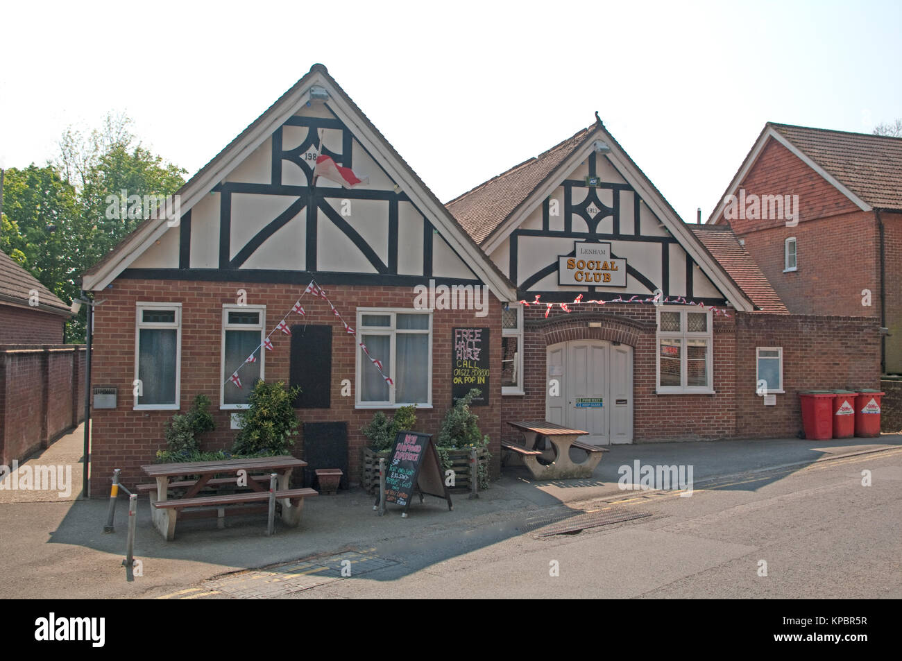 Lenham, Kent, Social Club, England Stock Photo Alamy