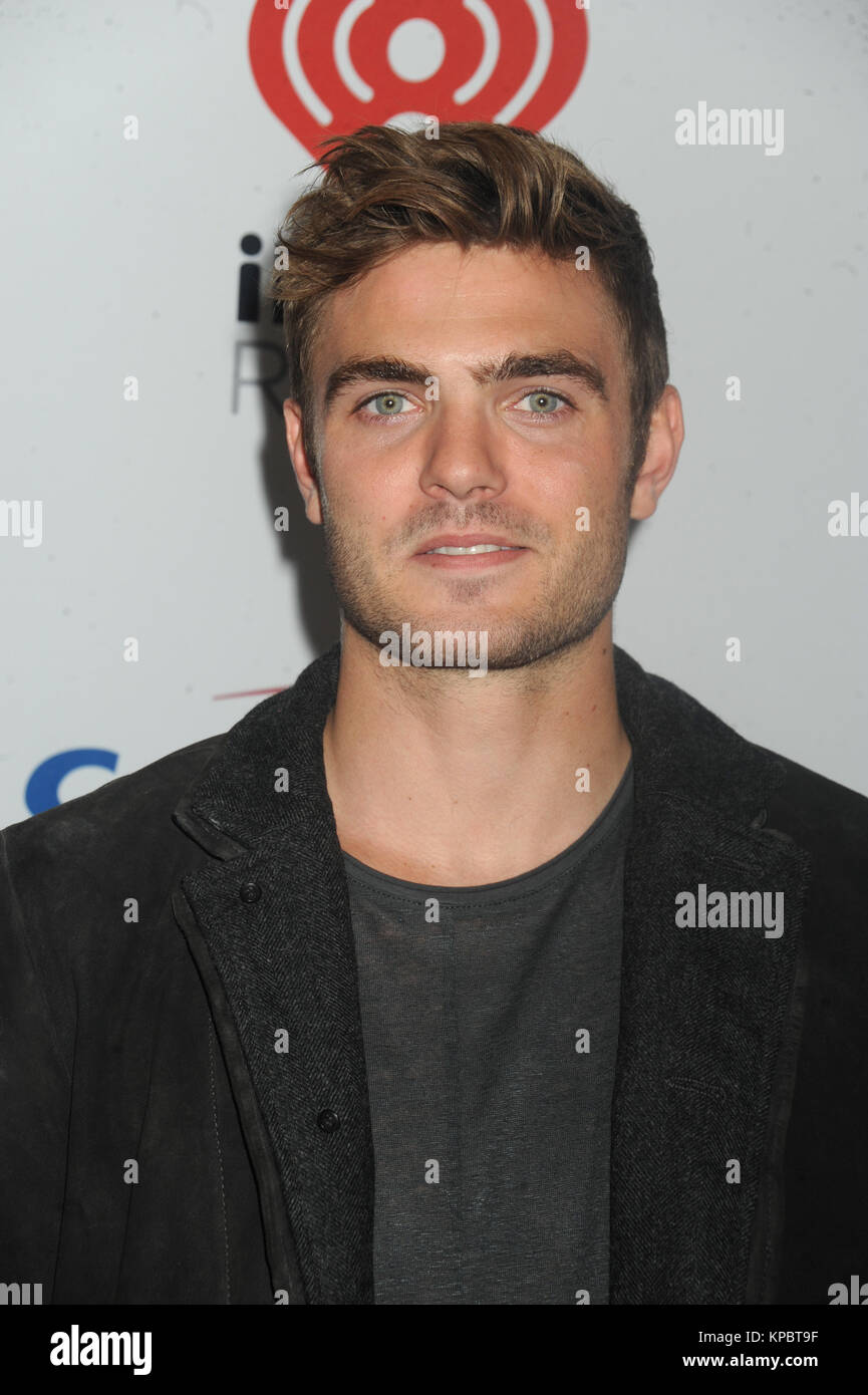 NEW YORK, NY - DECEMBER 11: Alex Roe attends Z100's iHeartRadio Jingle ...