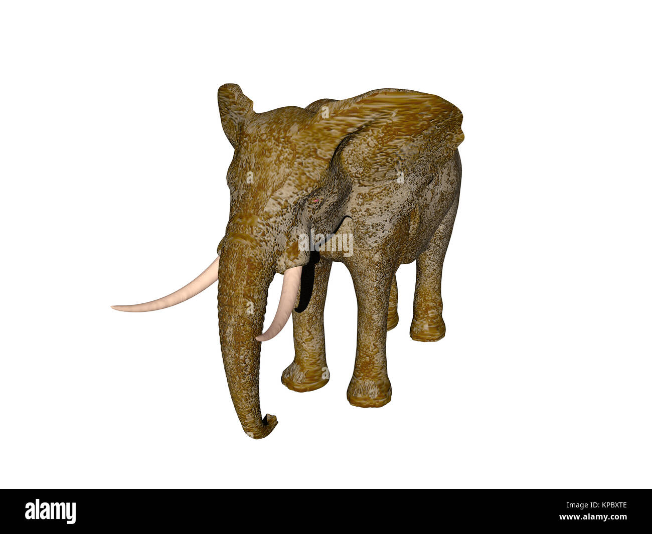 exempted elephant Stock Photo