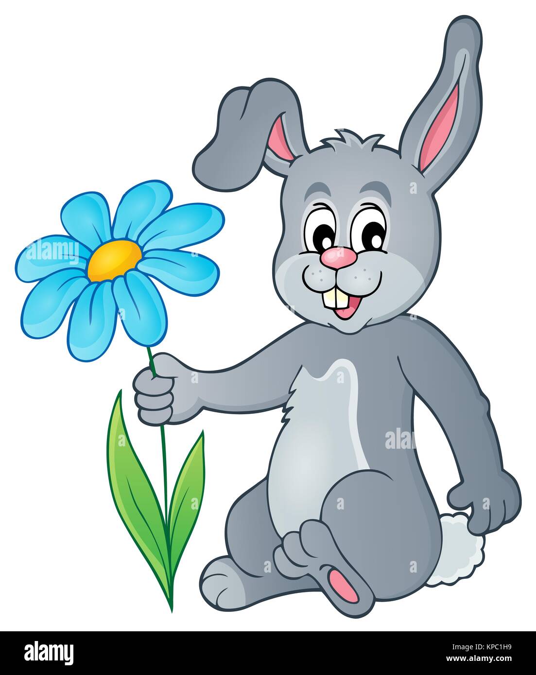 Easter bunny thematic image 1 Stock Photo - Alamy