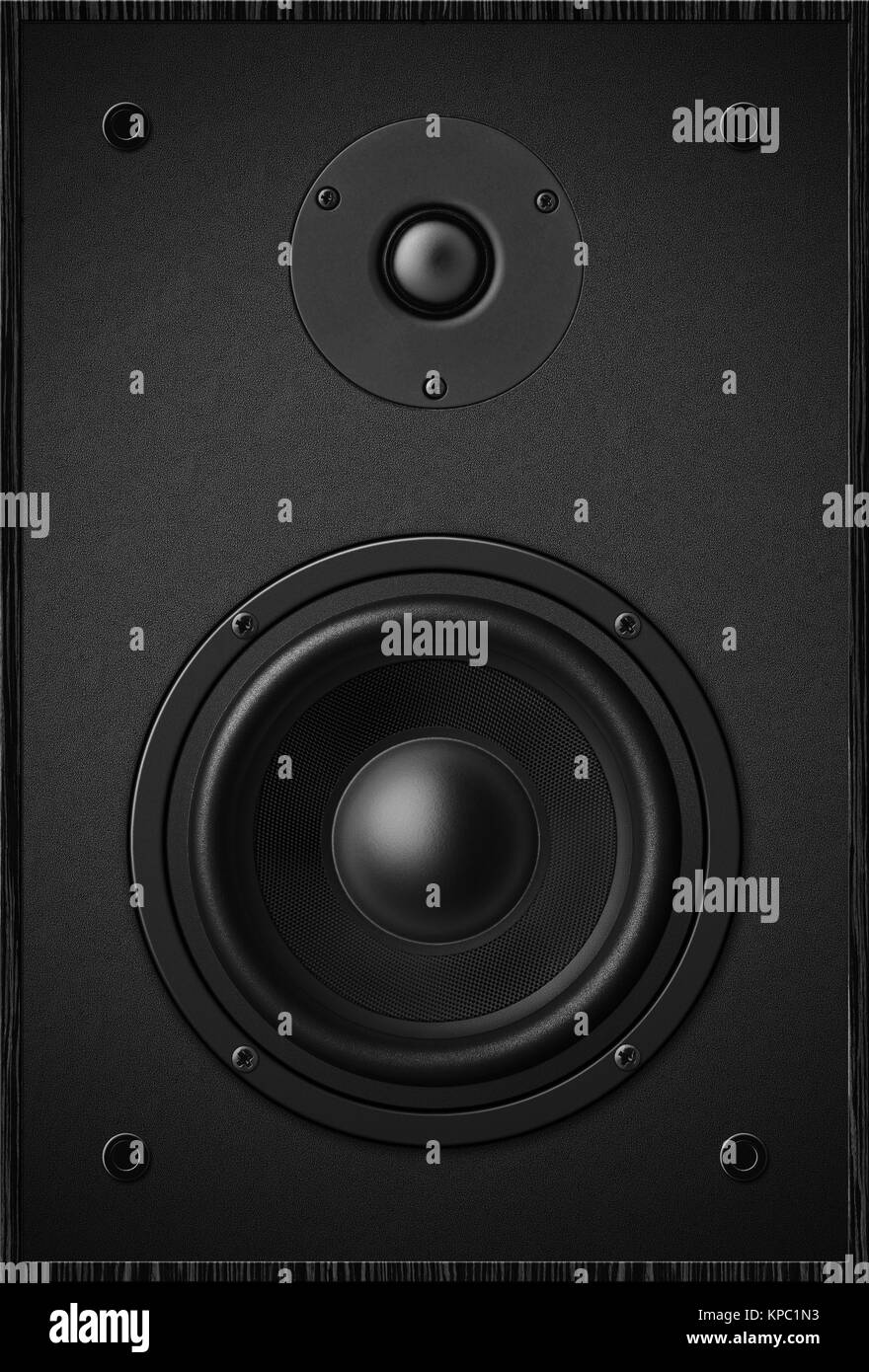 Stereo music audio equipment bass sound speaker, black sound speaker