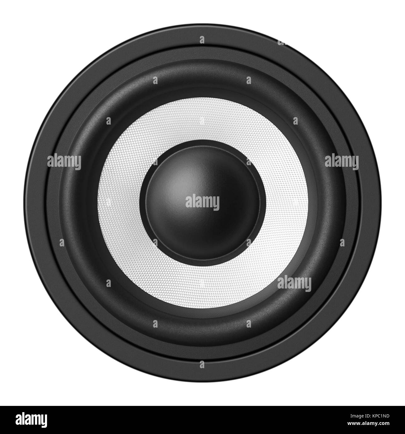 Stereo music audio equipment bass sound speaker Stock Photo Alamy
