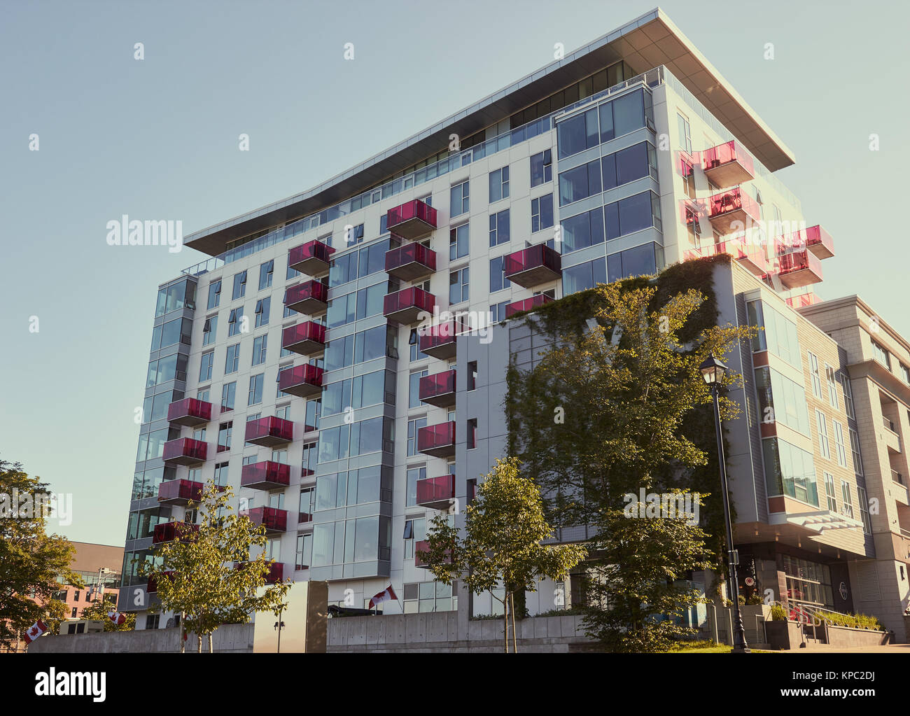 Contemporary apartment block, Halifax, Nova Scotia, Canada Stock Photo