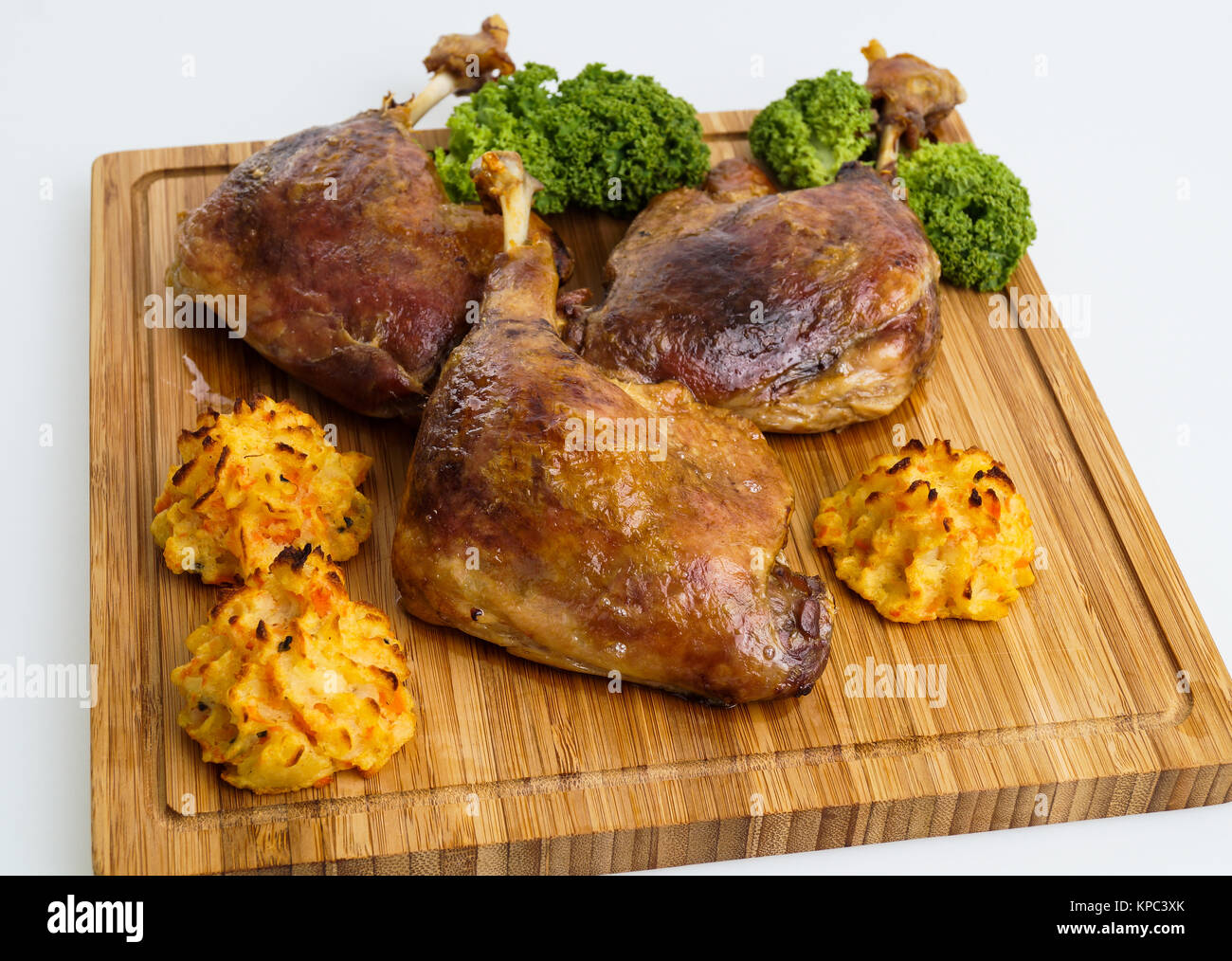 roasted crispy duck leg Stock Photo - Alamy