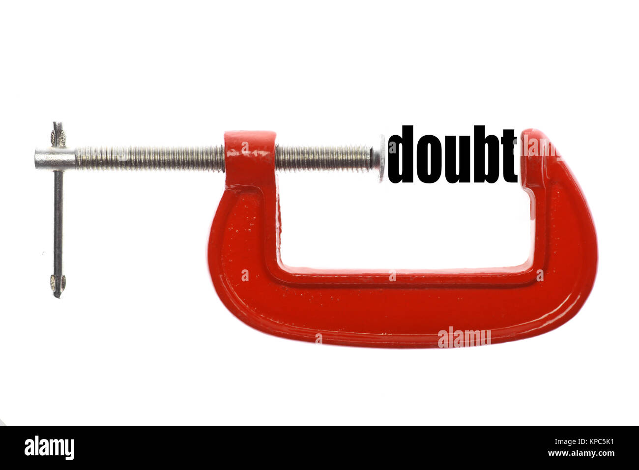 Less doubt concept Stock Photo - Alamy