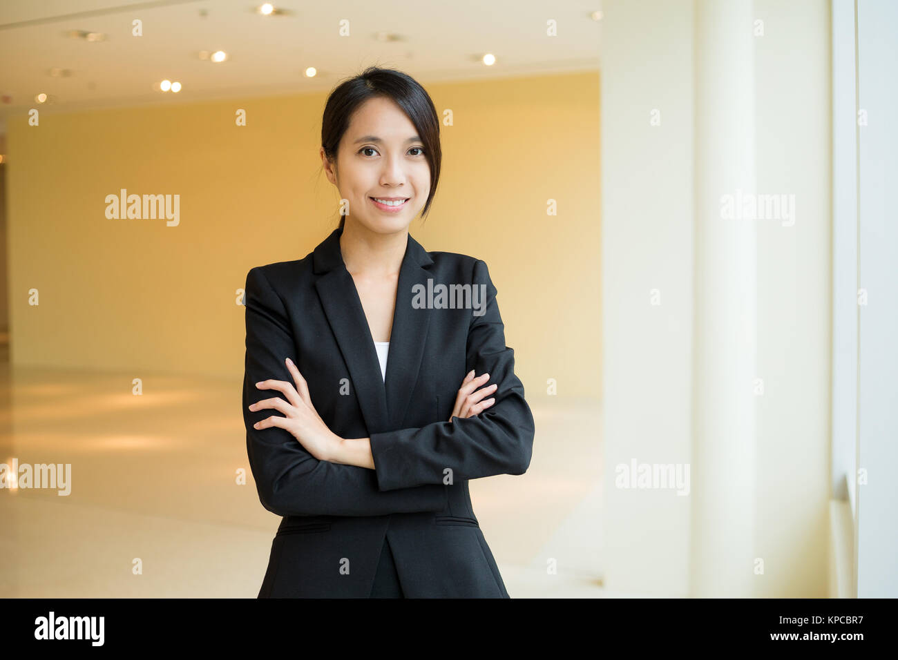 Asian Young Businesswoman working at office Stock Photo - Alamy