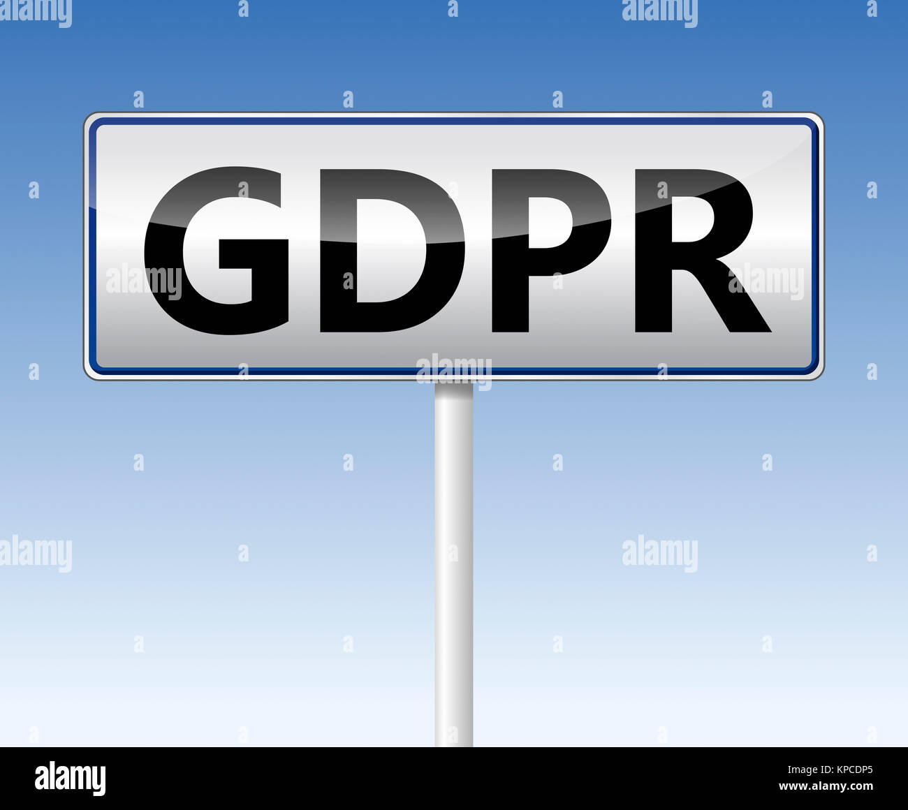GDPR - European General Data Protection Regulation. Stock Photo