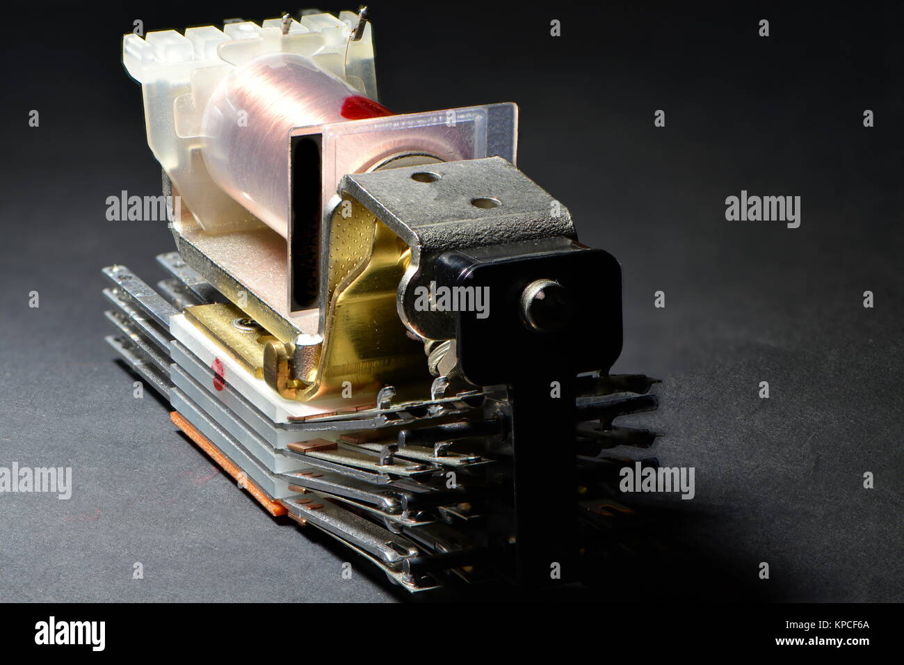 interlocking relay for command Stock Photo Alamy