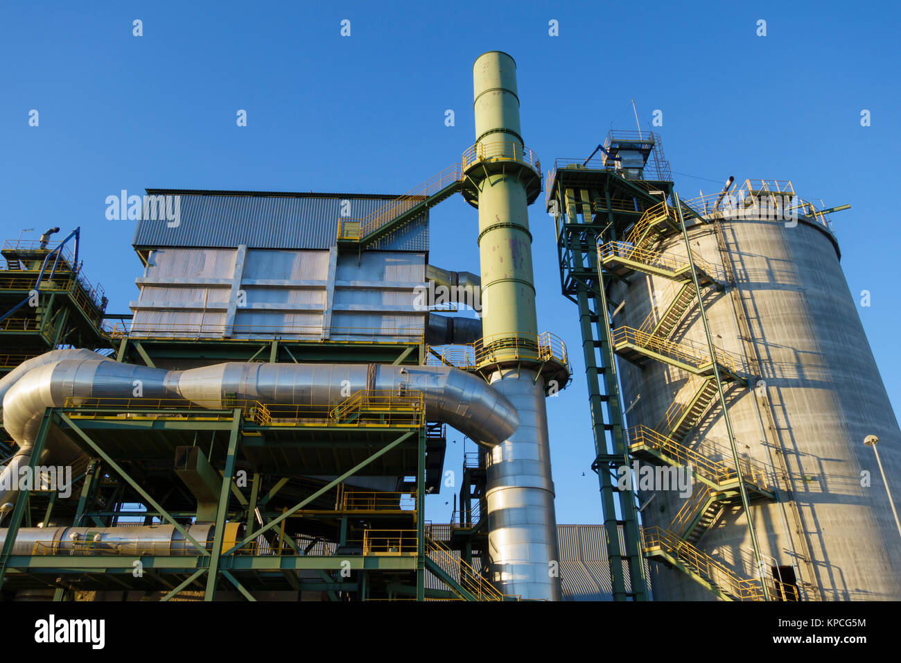 Industrial building in a processing factory Stock Photo Alamy