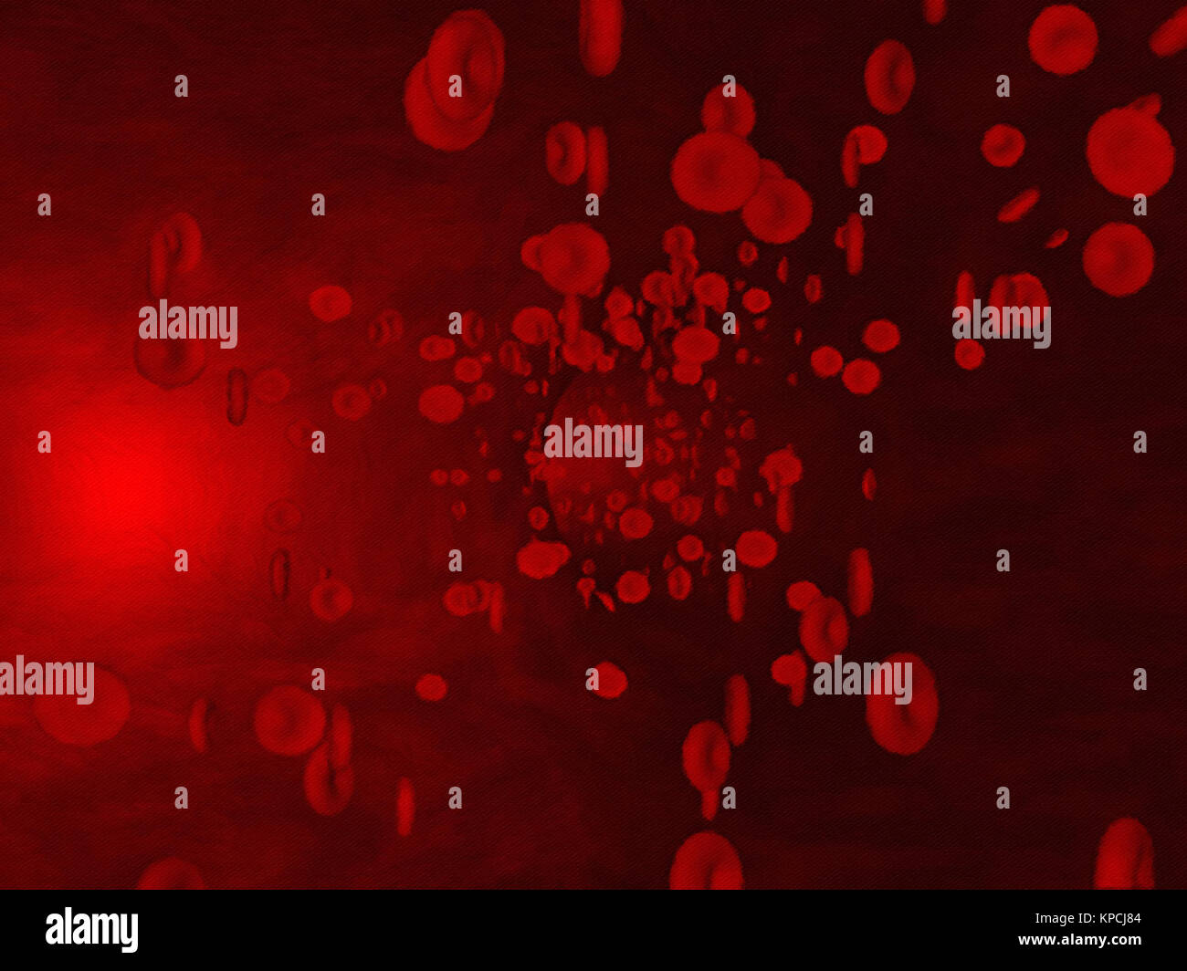 Red Blood cells. 3D rendering Stock Photo - Alamy