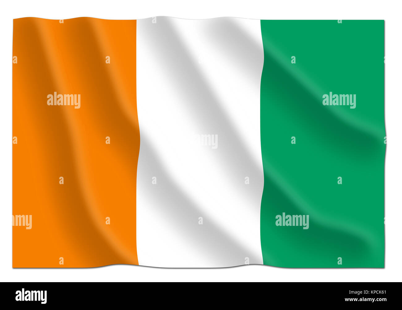 ivory coast flag Stock Photo Alamy