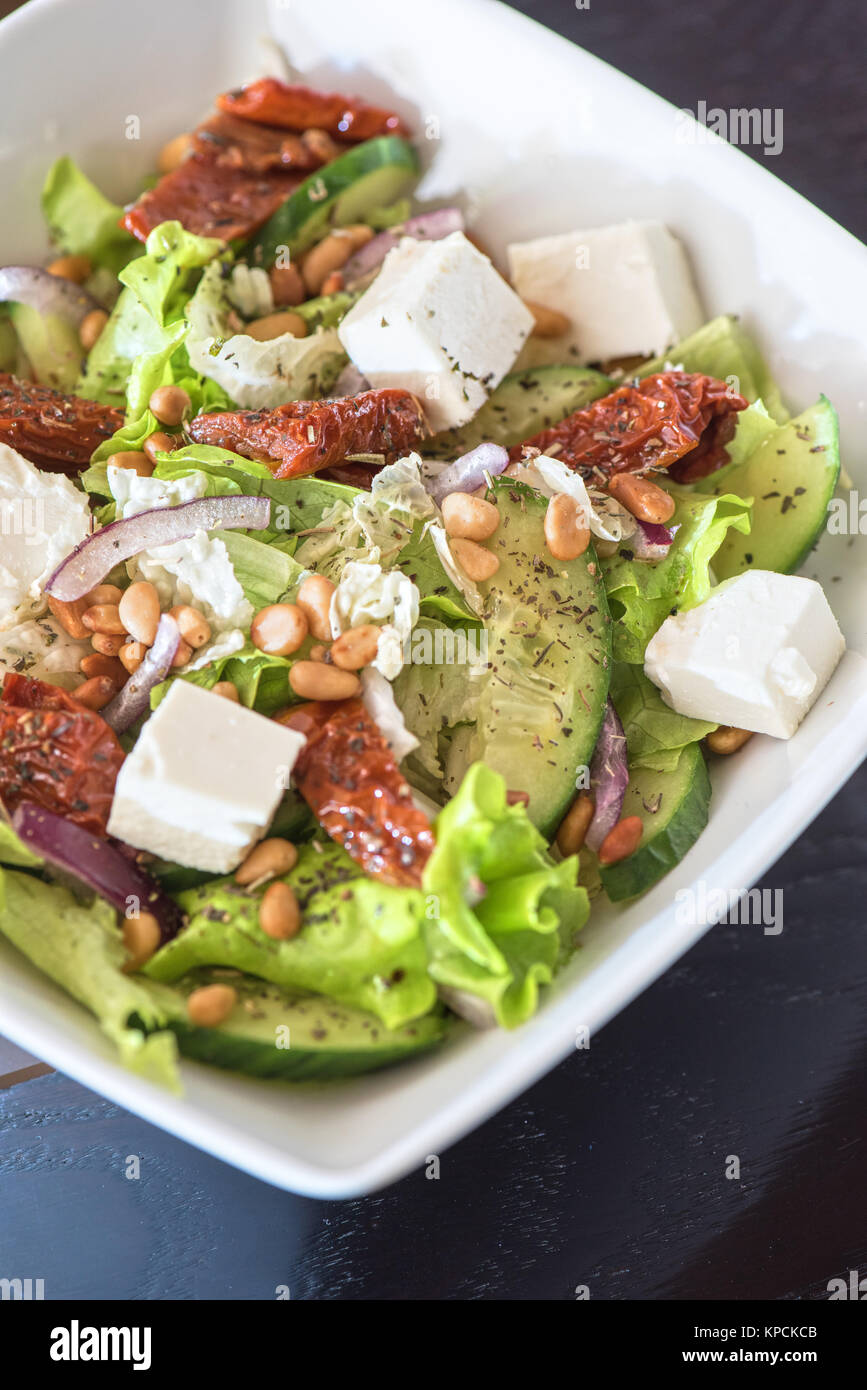 tasty salad closeup Stock Photo