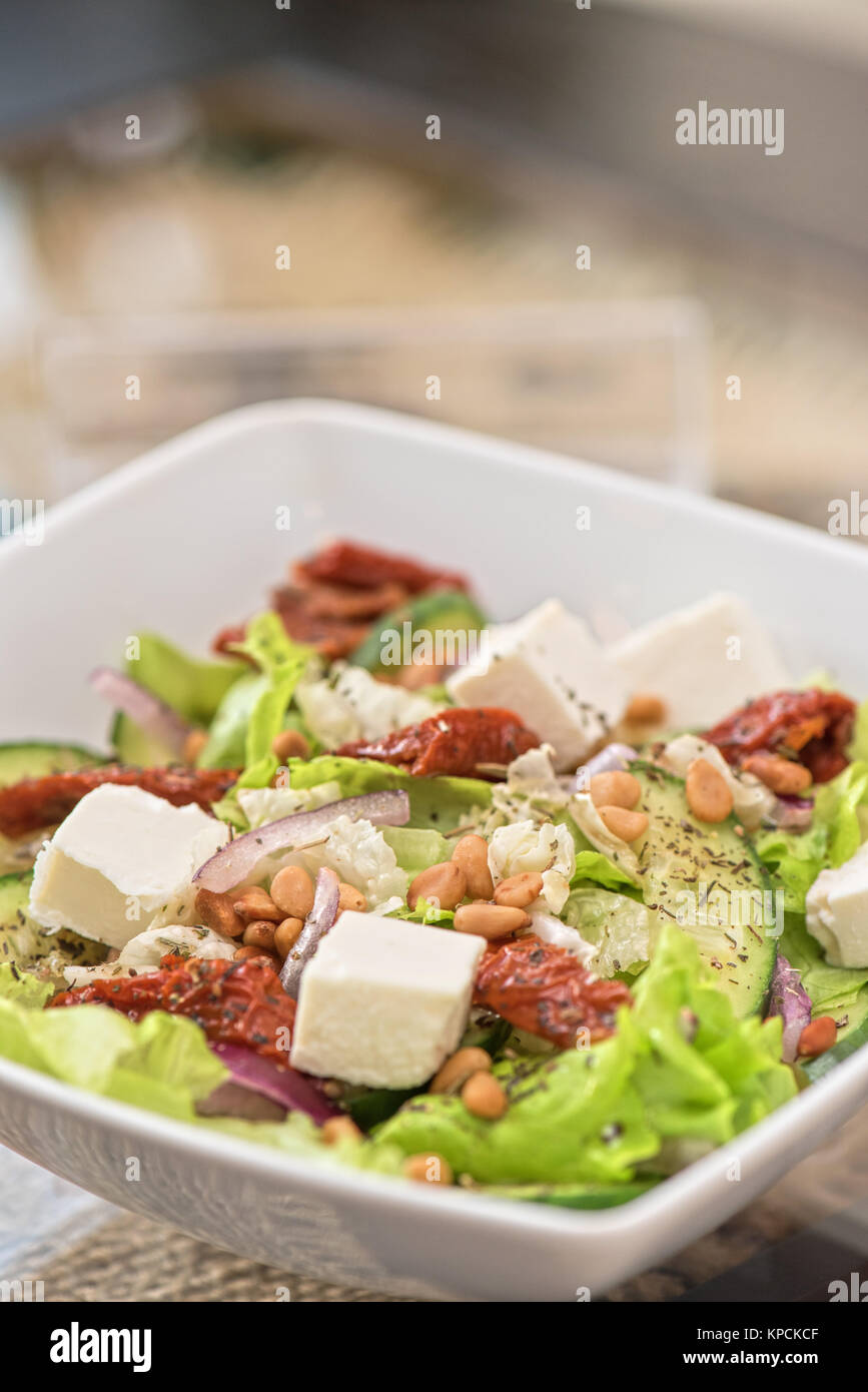 tasty salad closeup Stock Photo