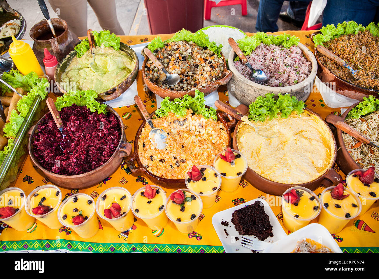 Street food Flores Guatemala Stock Photo - Alamy