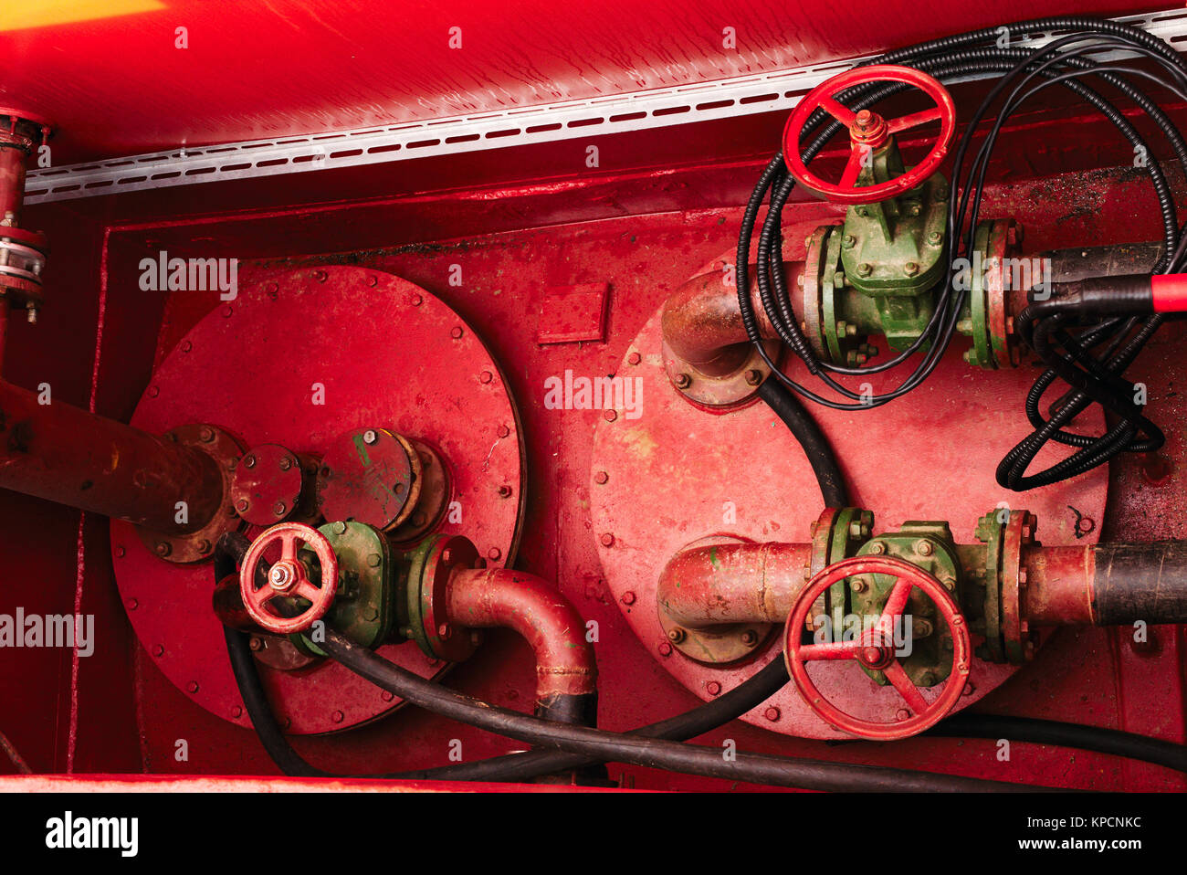mine the fuel tank at a petrol station Stock Photo Alamy