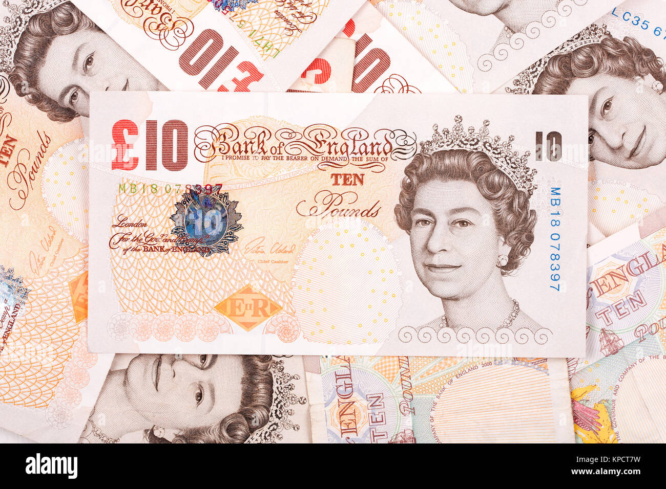 English pounds, a background Stock Photo