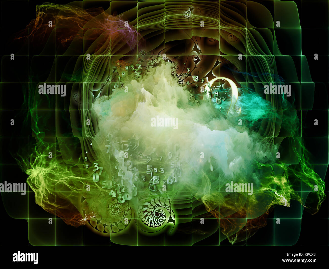Petals of Math Visualization Stock Photo Alamy