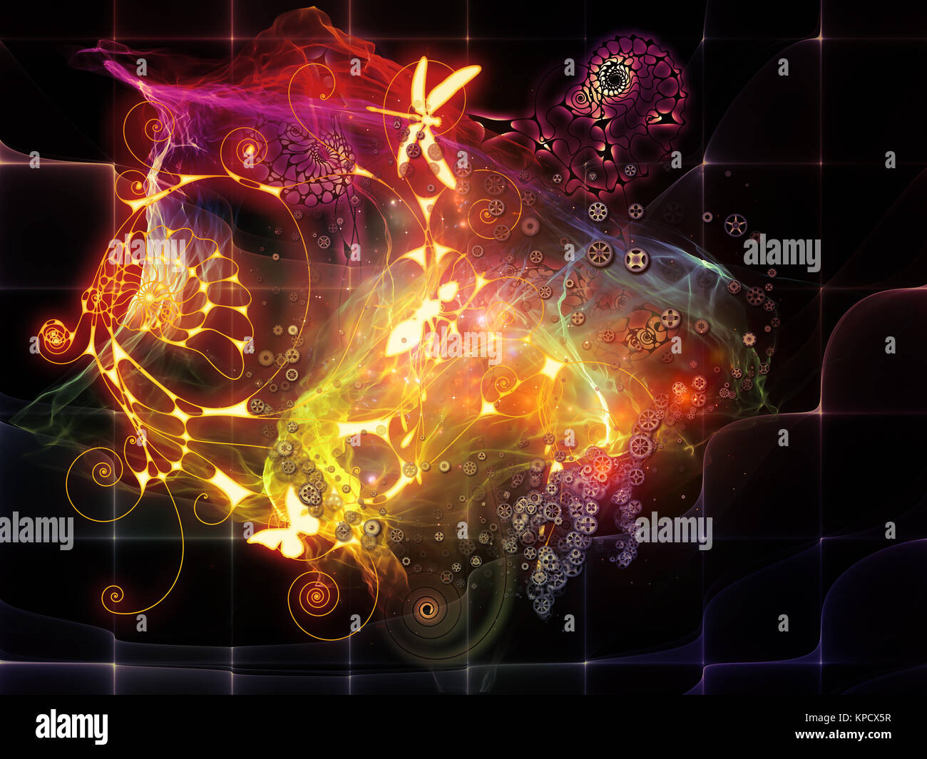 Magic of Math Visualization Stock Photo - Alamy