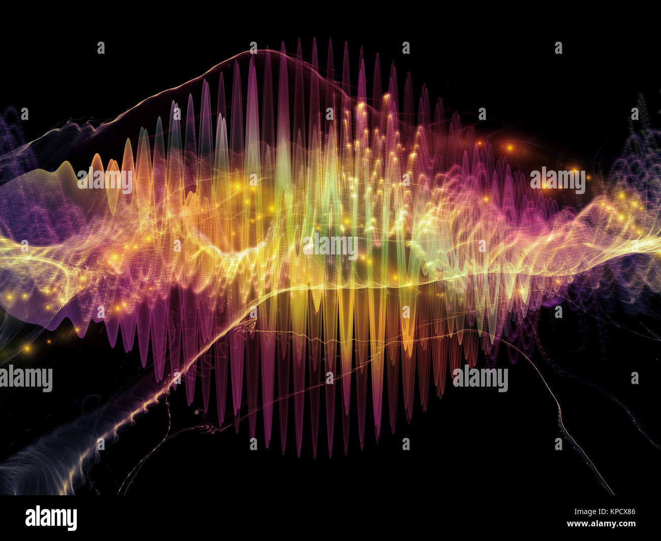 Beyond Sound Wave Stock Photo - Alamy