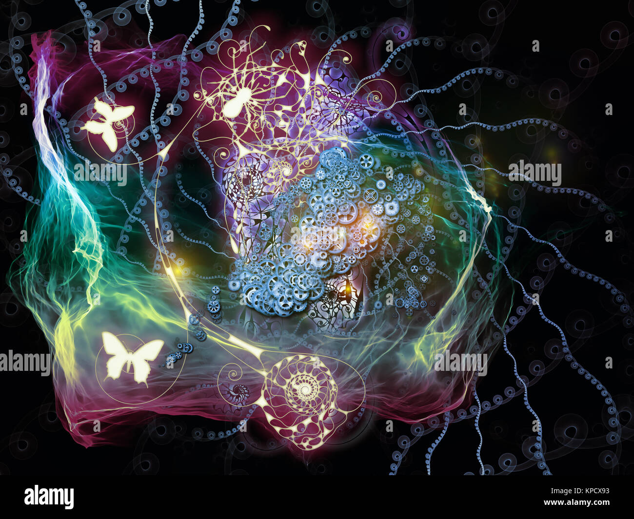 Perspectives of Math Visualization Stock Photo - Alamy
