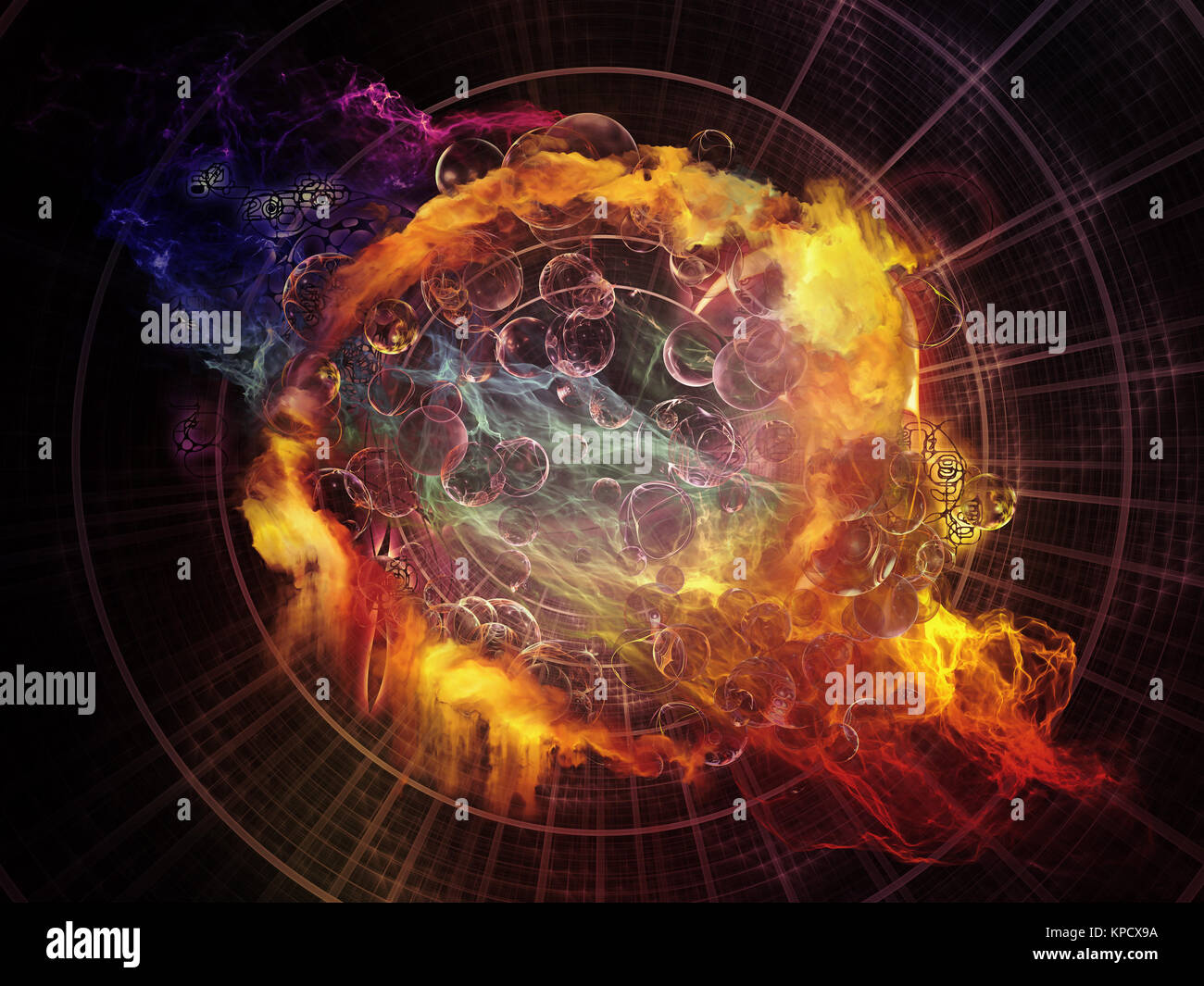 Conceptual Math Visualization Stock Photo - Alamy