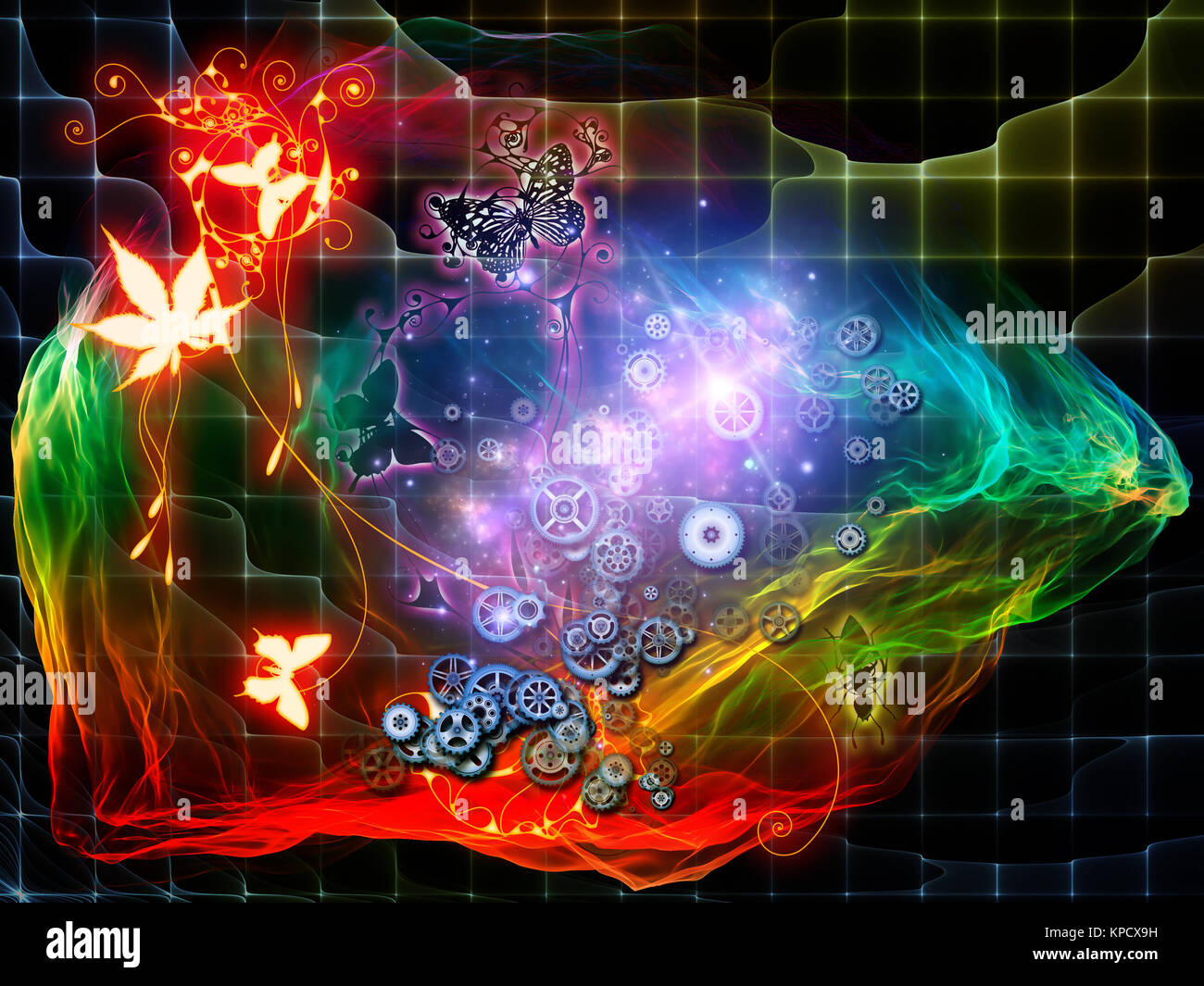 Elements of Math Visualization Stock Photo - Alamy