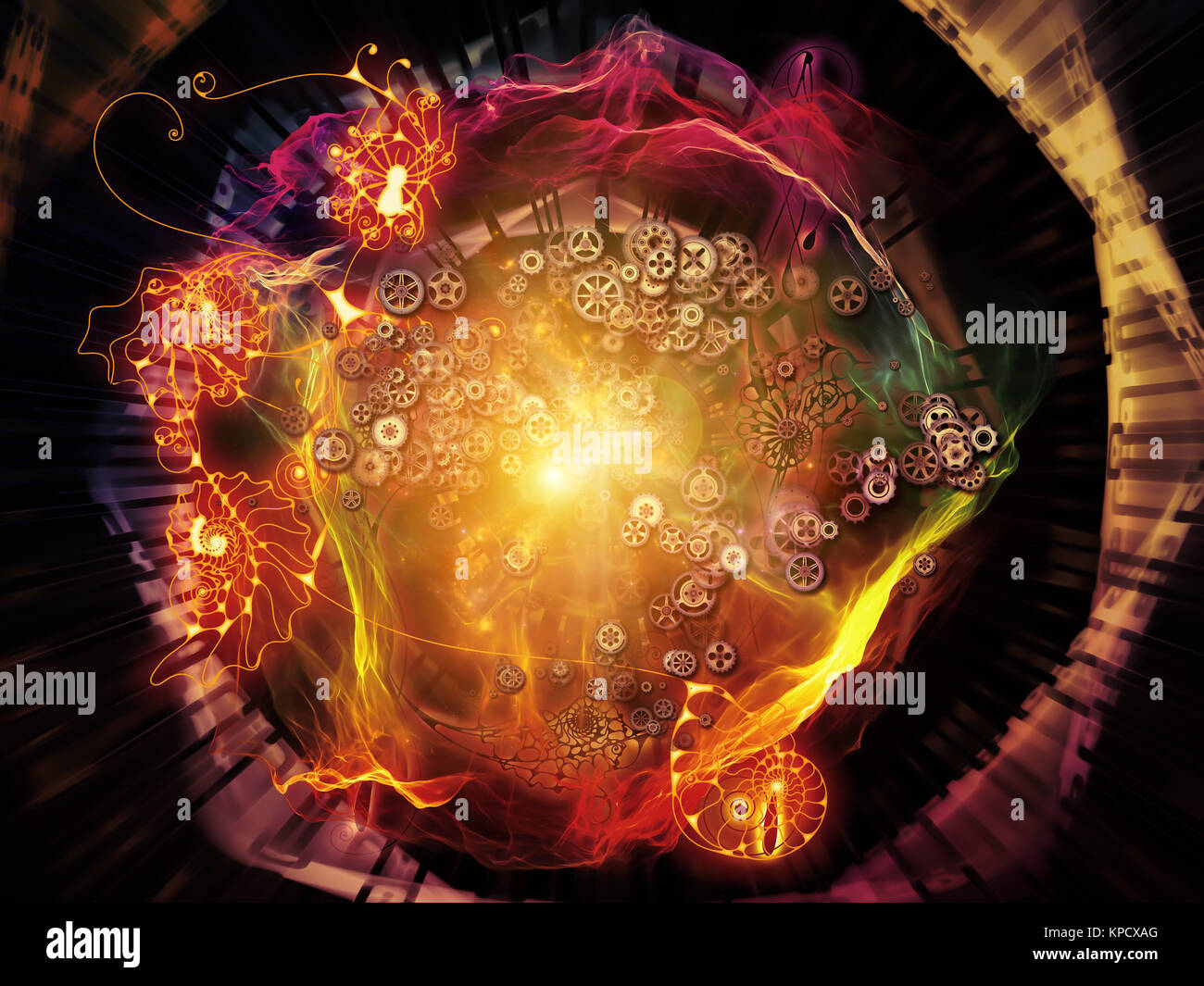 Perspectives of Math Visualization Stock Photo - Alamy