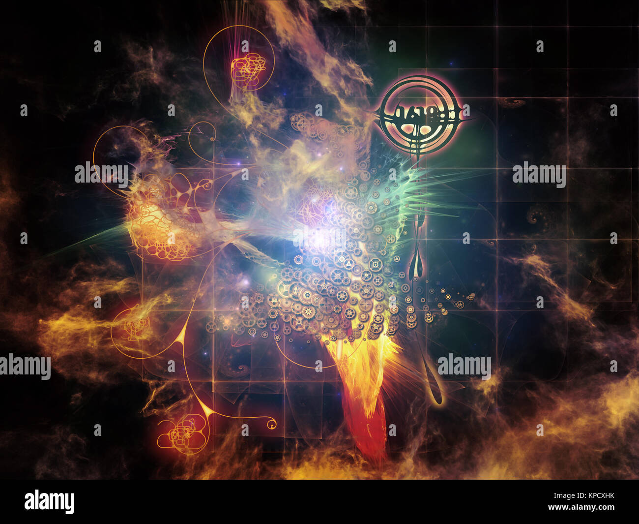 Evolving Math Visualization Stock Photo - Alamy