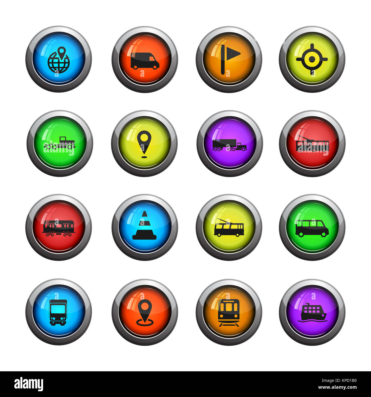 Navigation simply icons Stock Photo - Alamy