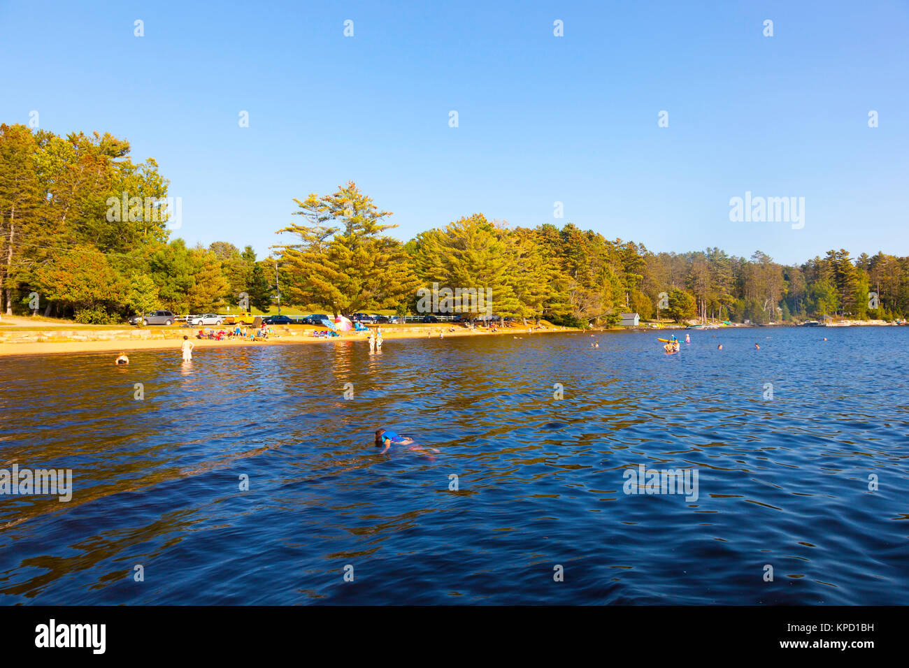 Dwight Beach on Lake of Bays in Northern Ontario near Algonquin Park