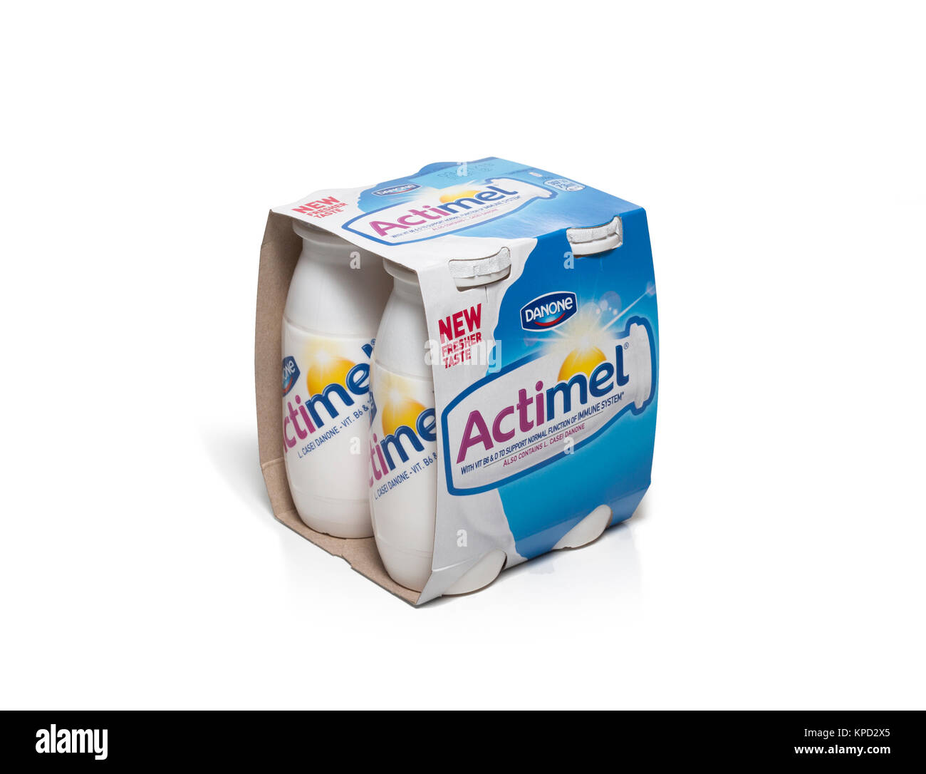 Actimel Yogurt Drink. editorial stock image. Image of appetizing
