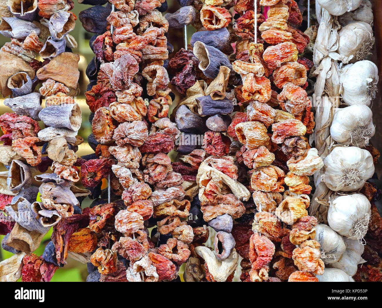 Sun Dried Vegetables Stock Photo Alamy