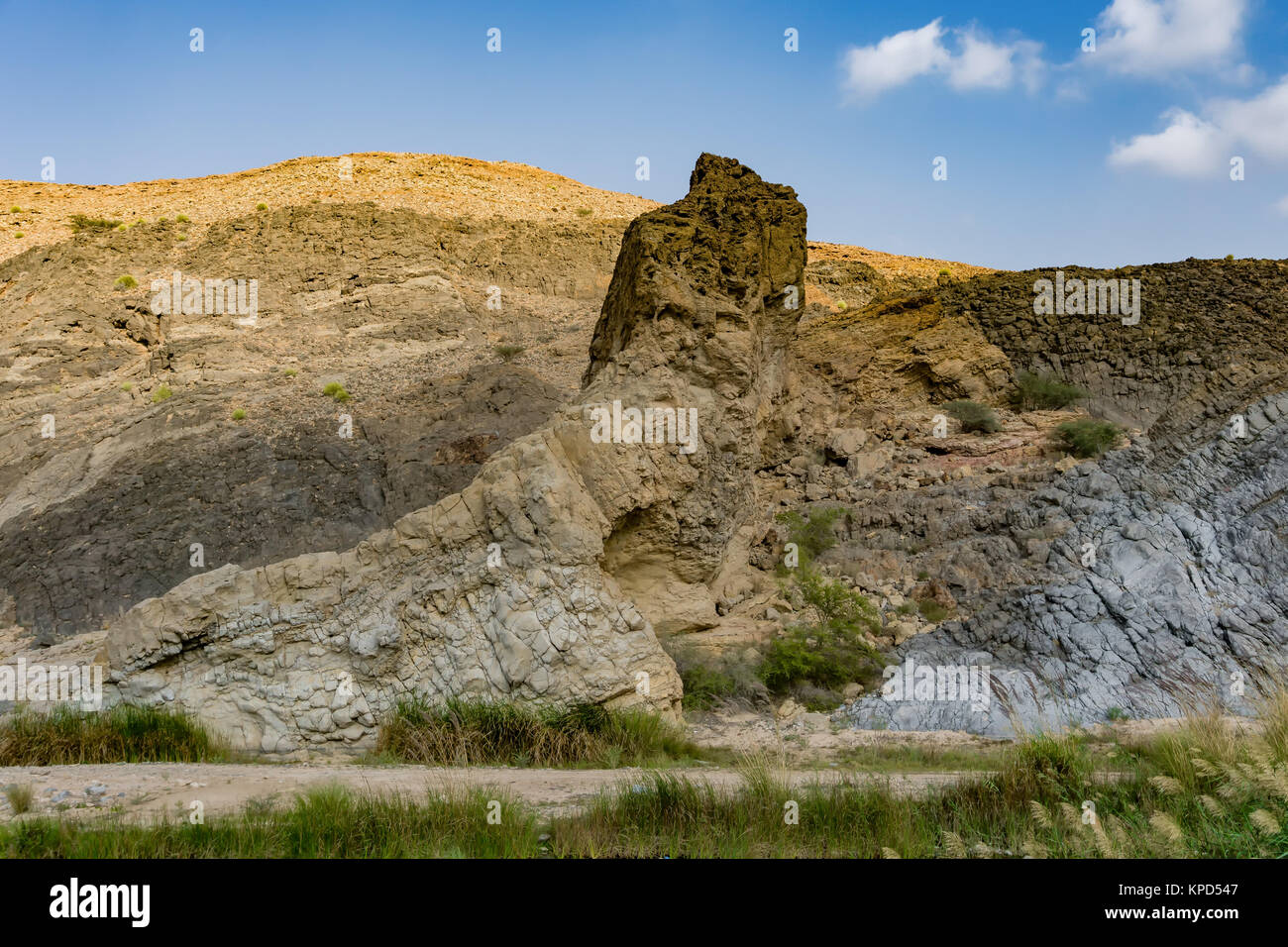 Colorful rocks in Wadi Bani Khalid near Muscat, Oman Stock Photo Alamy