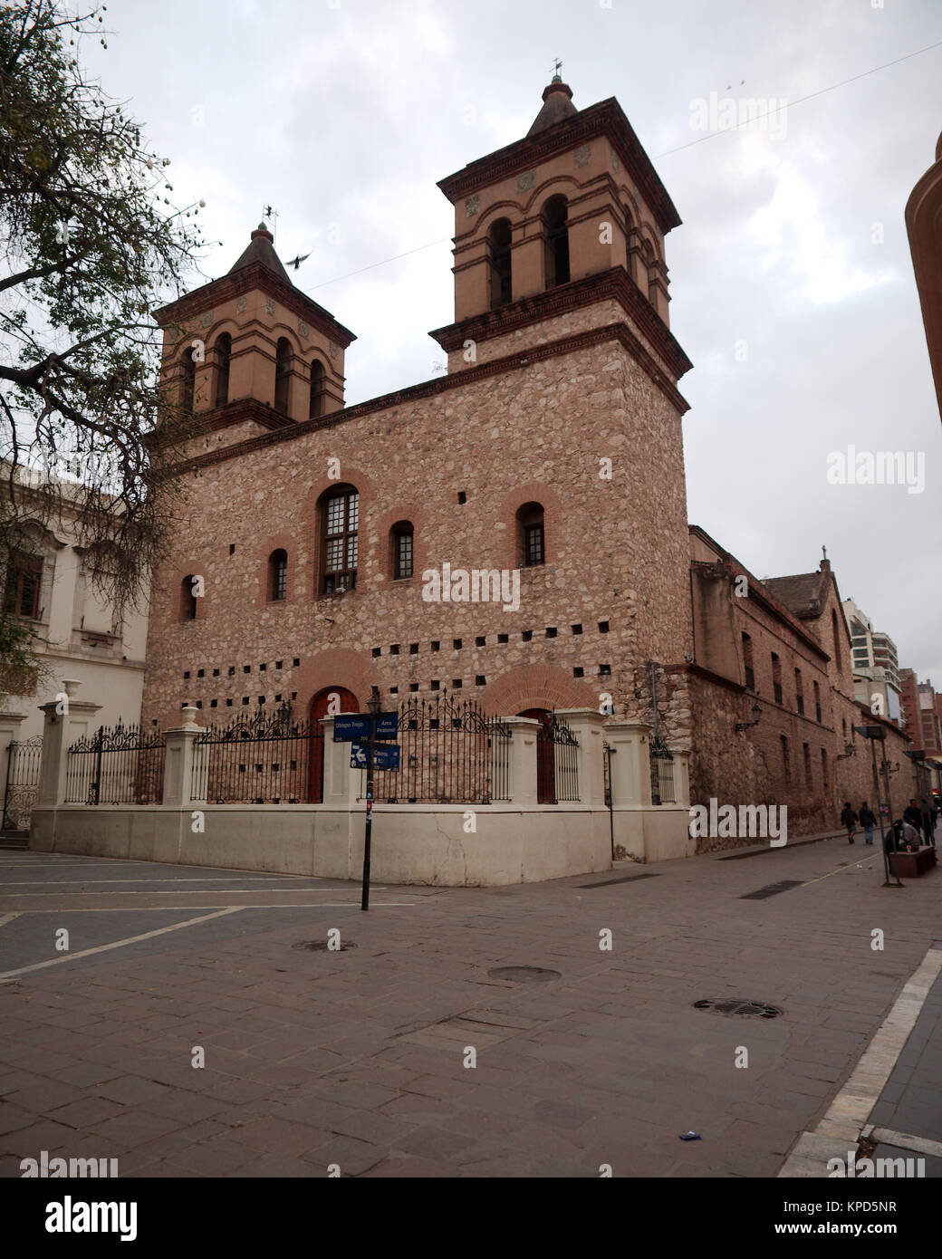 Cordoba, Argentina - 2017: The Society of Jesus Church is located at the Manzana Jesuitica (Jesuit block), a UNESCO Heritage Site. Stock Photo