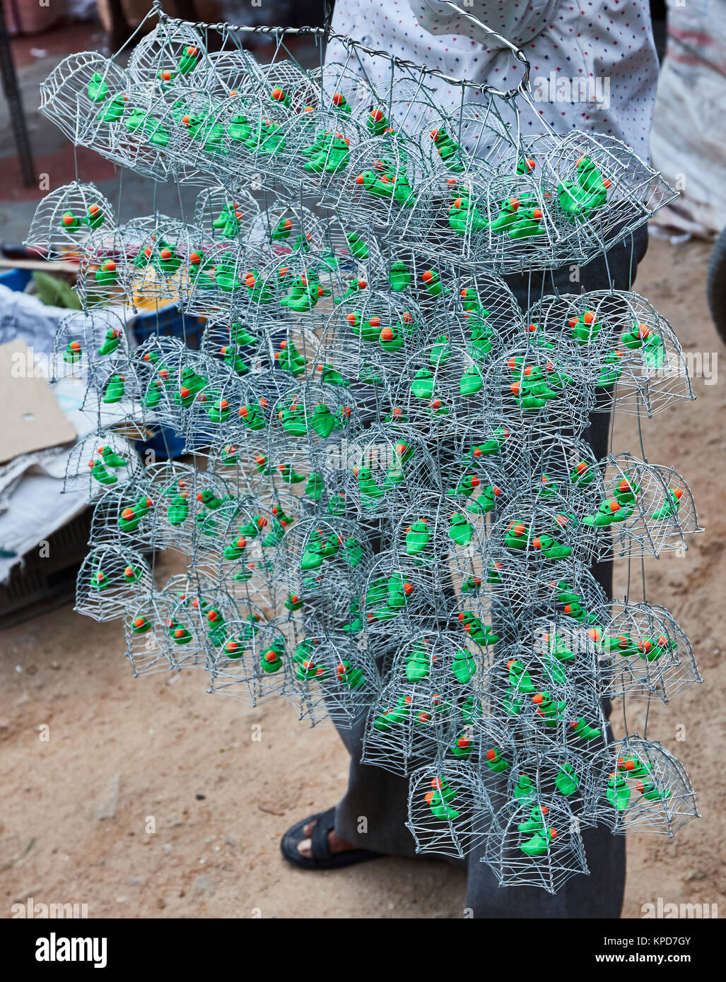 Palani, Lord Murukan's famous temple in Tamilnadu,  Steps to the temple, murukan devotees, street business, palani night view Stock Photo