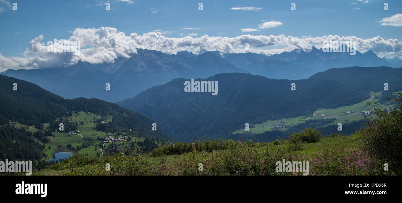panoramic landscape italy alps Stock Photo - Alamy