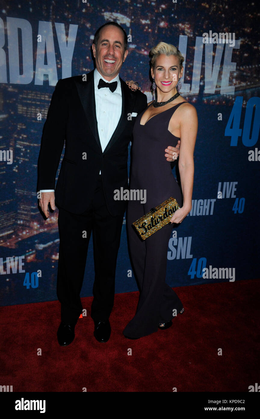 NEW YORK, NY FEBRUARY 15 Jim Carrey attends SNL 40th Anniversary Celebration at Rockefeller