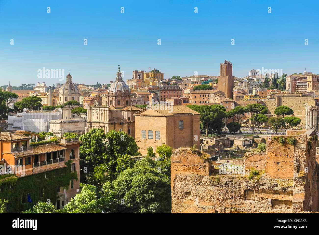 Rome bernini aerial hi-res stock photography and images - Alamy