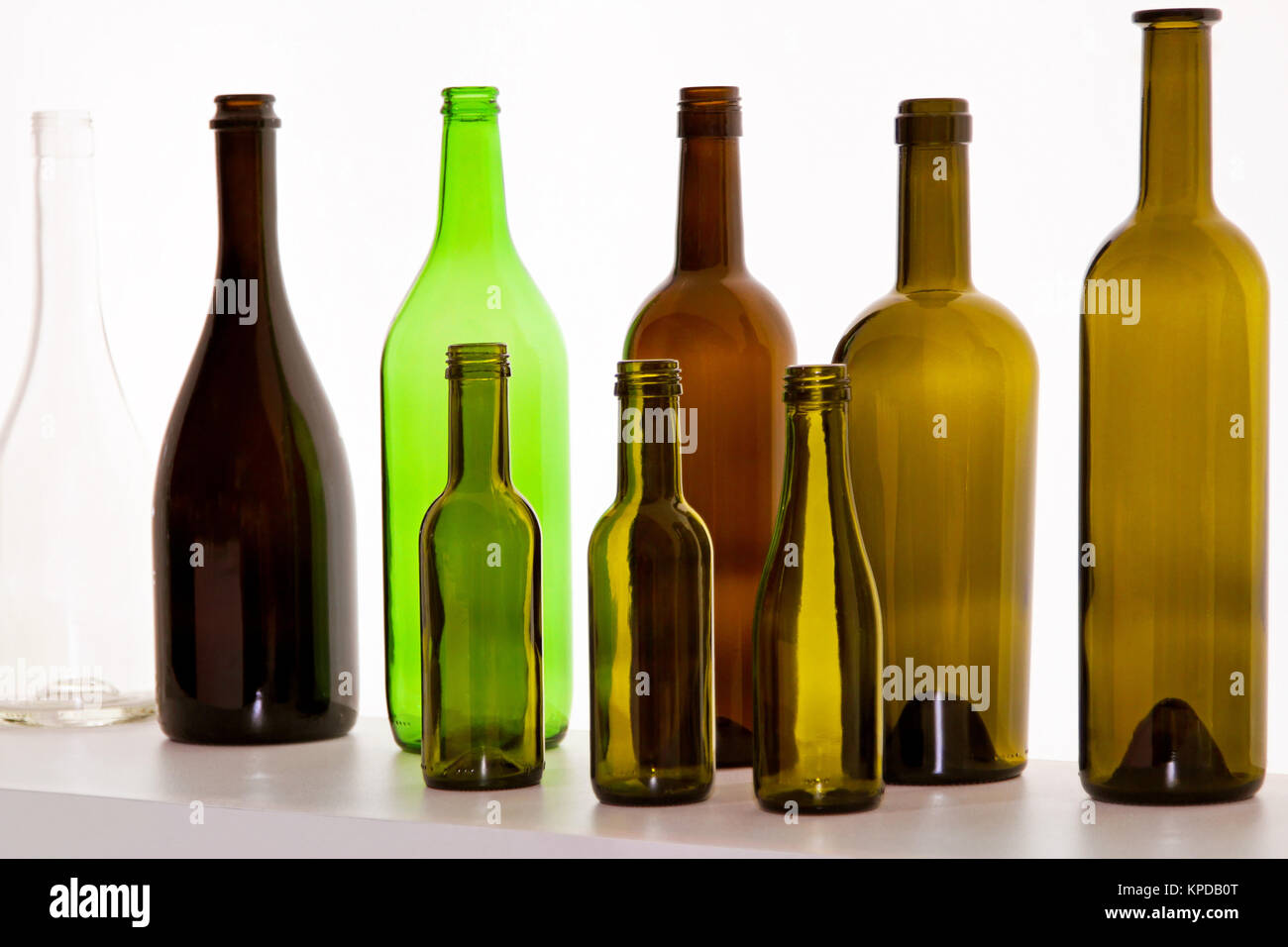 Brown Bottles Stock Photo