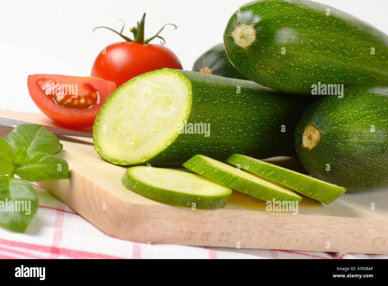 fresh green courgettes Stock Photo - Alamy