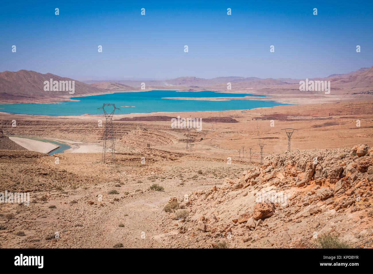 lake al-hassan addakhil in errachidia morocco Stock Photo