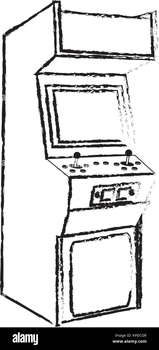 Arcade machine design Stock Vector Image & Art - Alamy