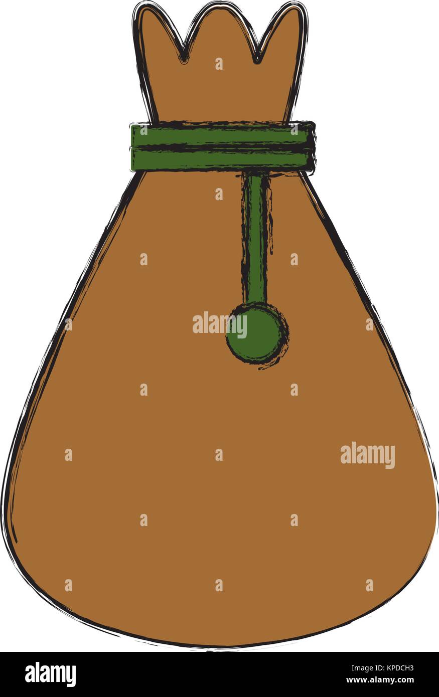 Sack bag symbol icon vector illustration graphic design Stock Vector