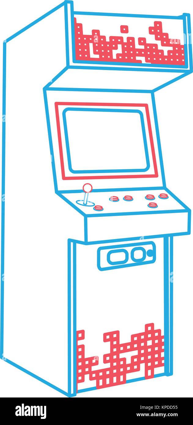 Arcade machine design Stock Vector Image & Art - Alamy