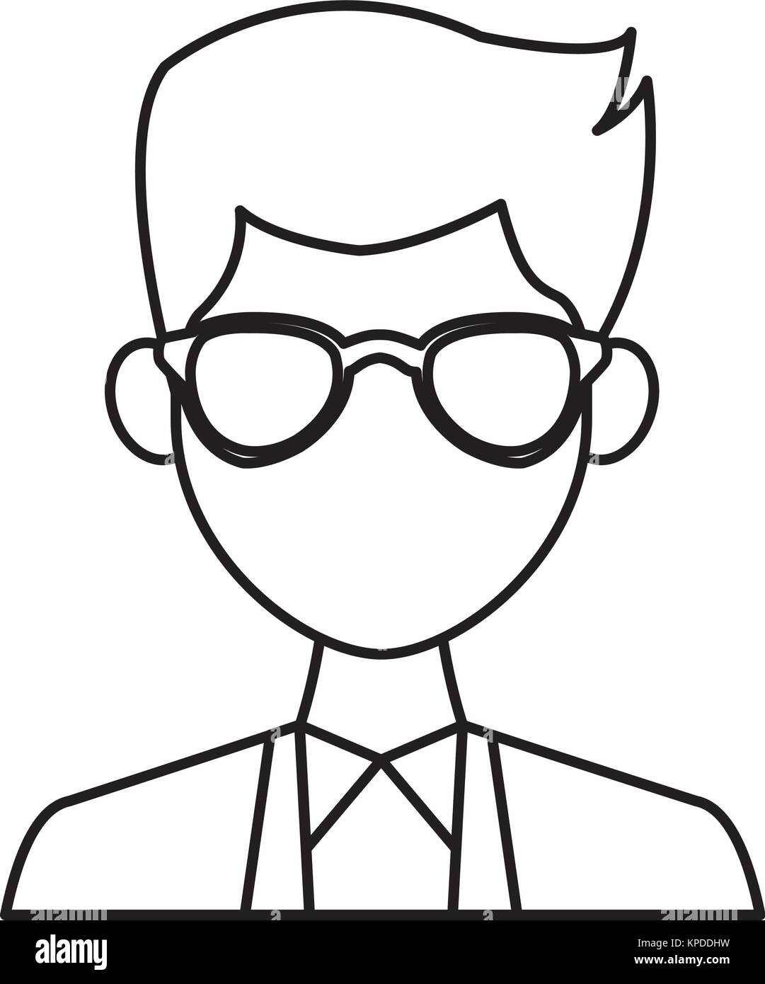 Young man with elegant clothes and sunglasses Stock Vector Image & Art ...
