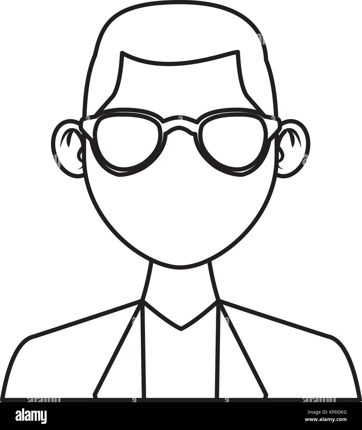 Young man with elegant clothes and sunglasses Stock Vector Image & Art ...