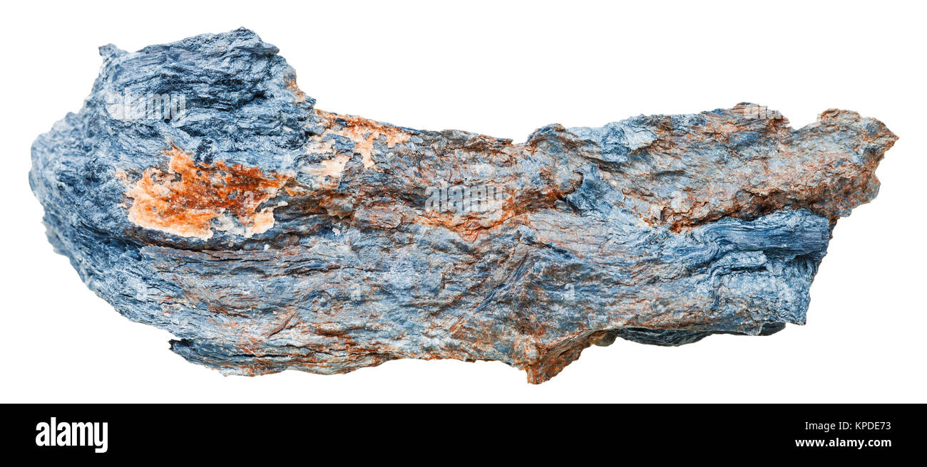 rhodusite (blue asbestos, riebeckite) gemstone Stock Photo