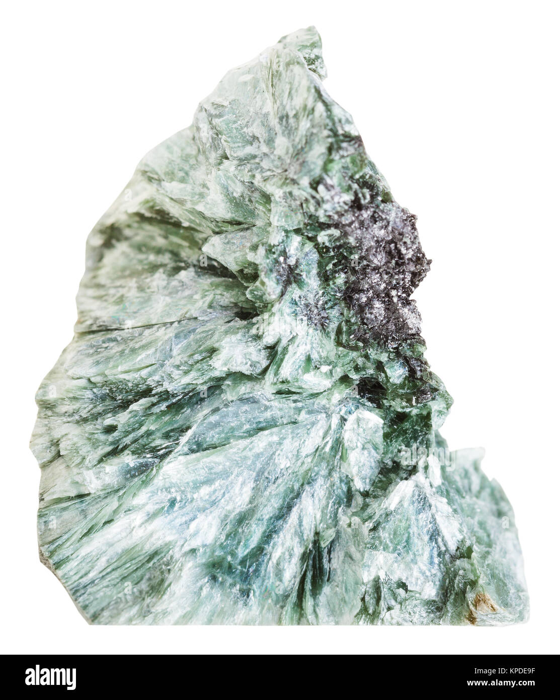 clinkstone ( clinochlore, Chlorite) gemstone Stock Photo