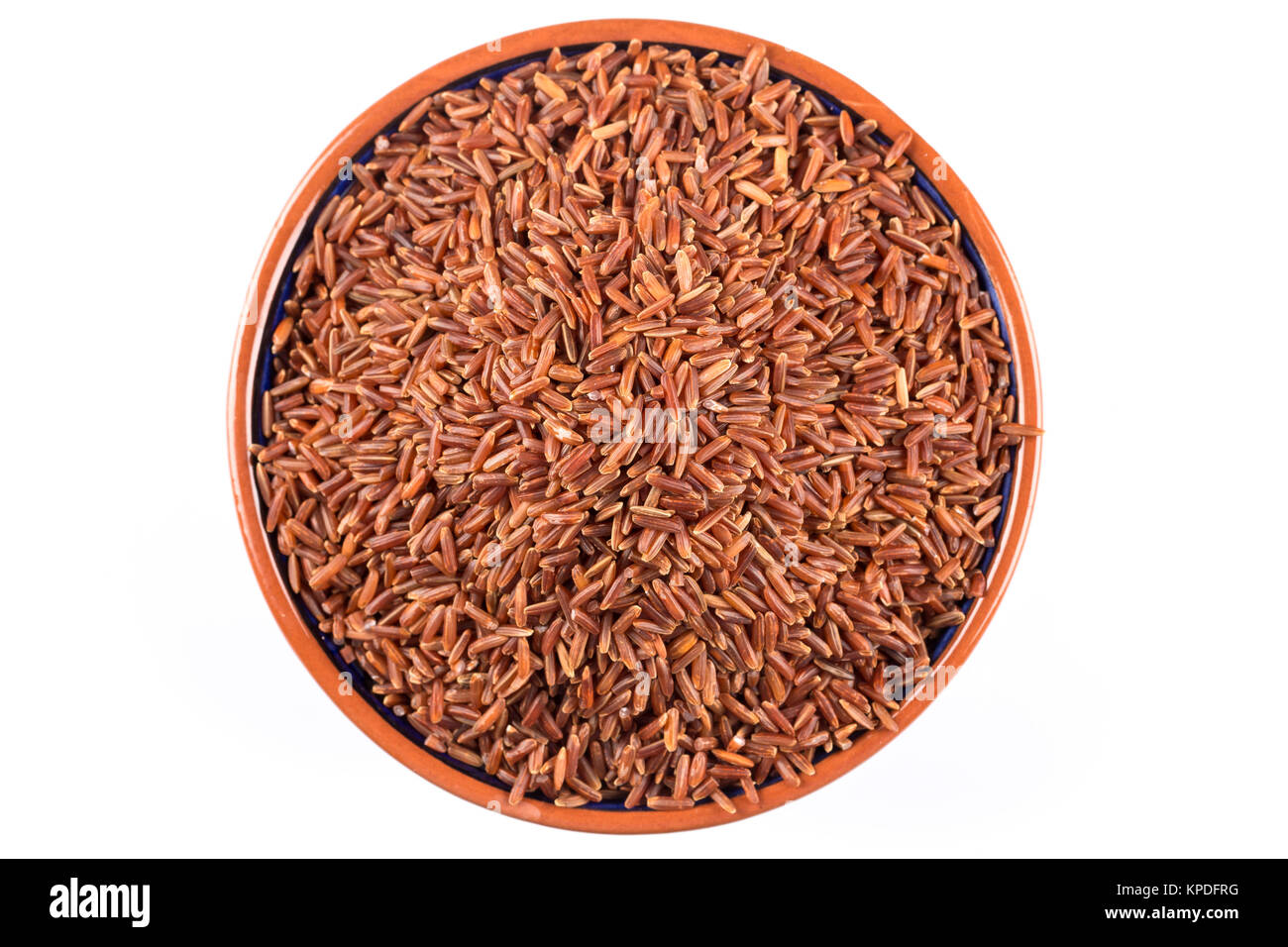 Heap of red rice Stock Photo Alamy