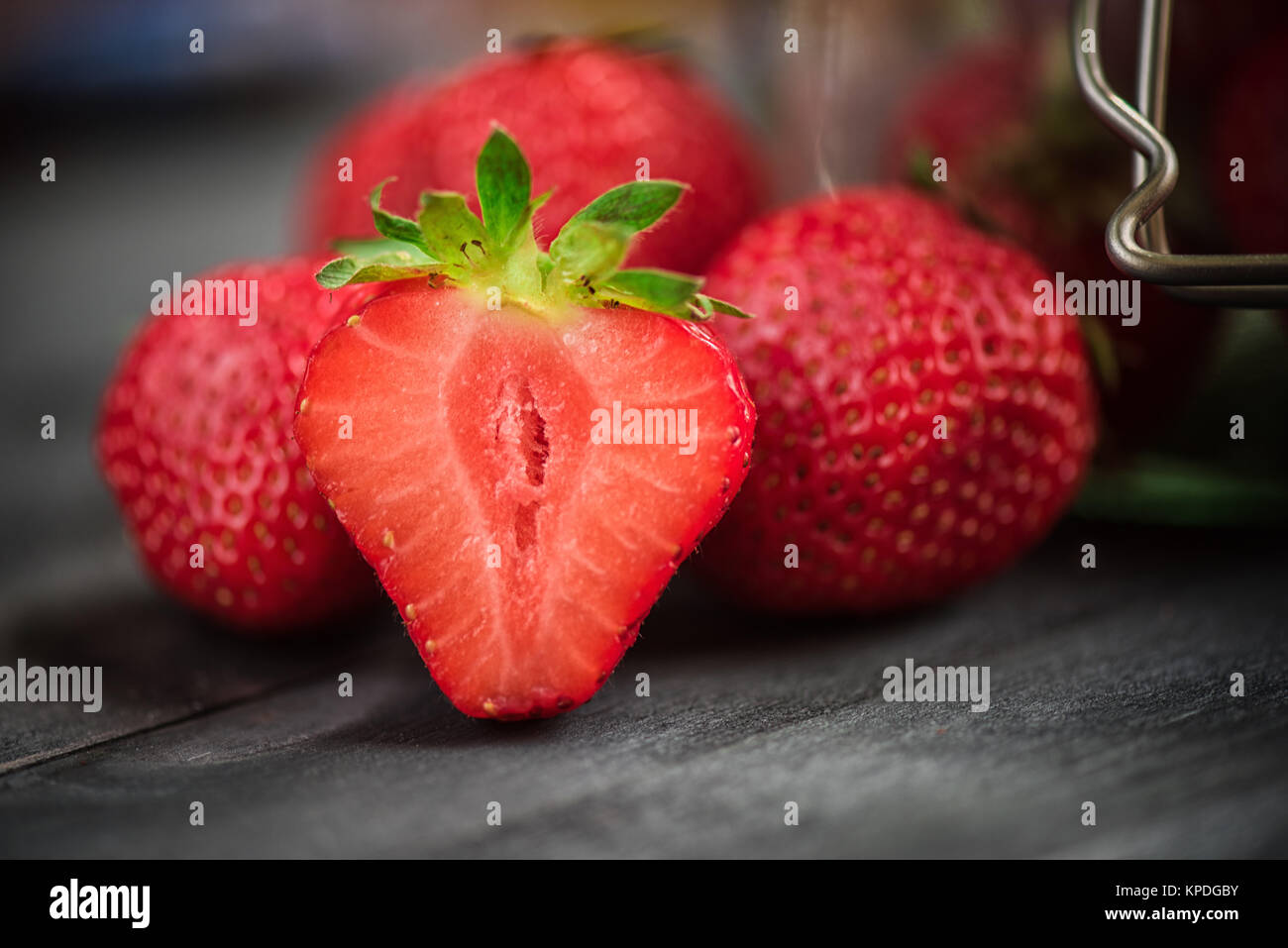Fresh ripe strawberry Stock Photo - Alamy